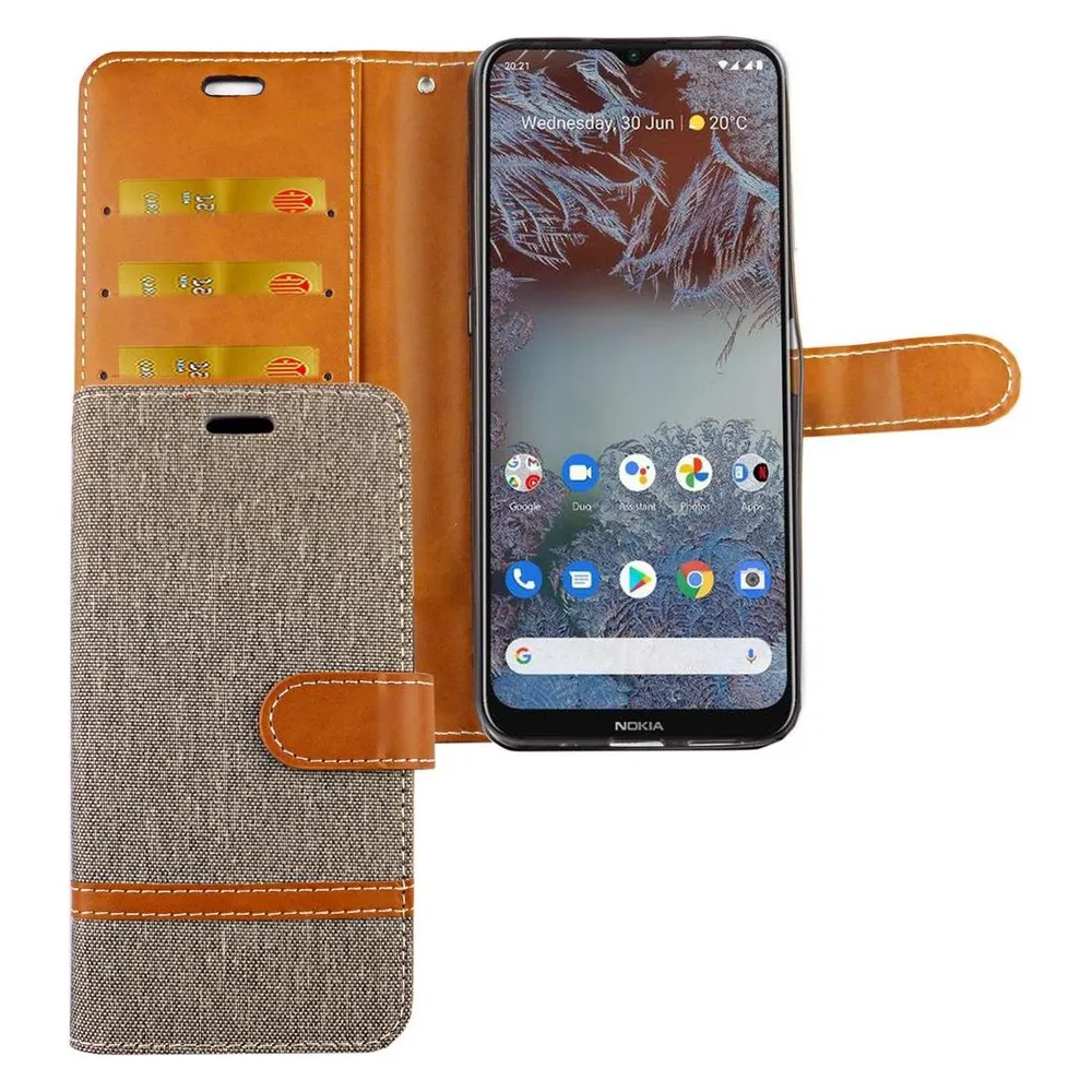 König Design Handyhülle für Nokia G10 / G20 Case Cover Schutztasche Schutzhülle Bookstyle Neu (Nokia G10)
