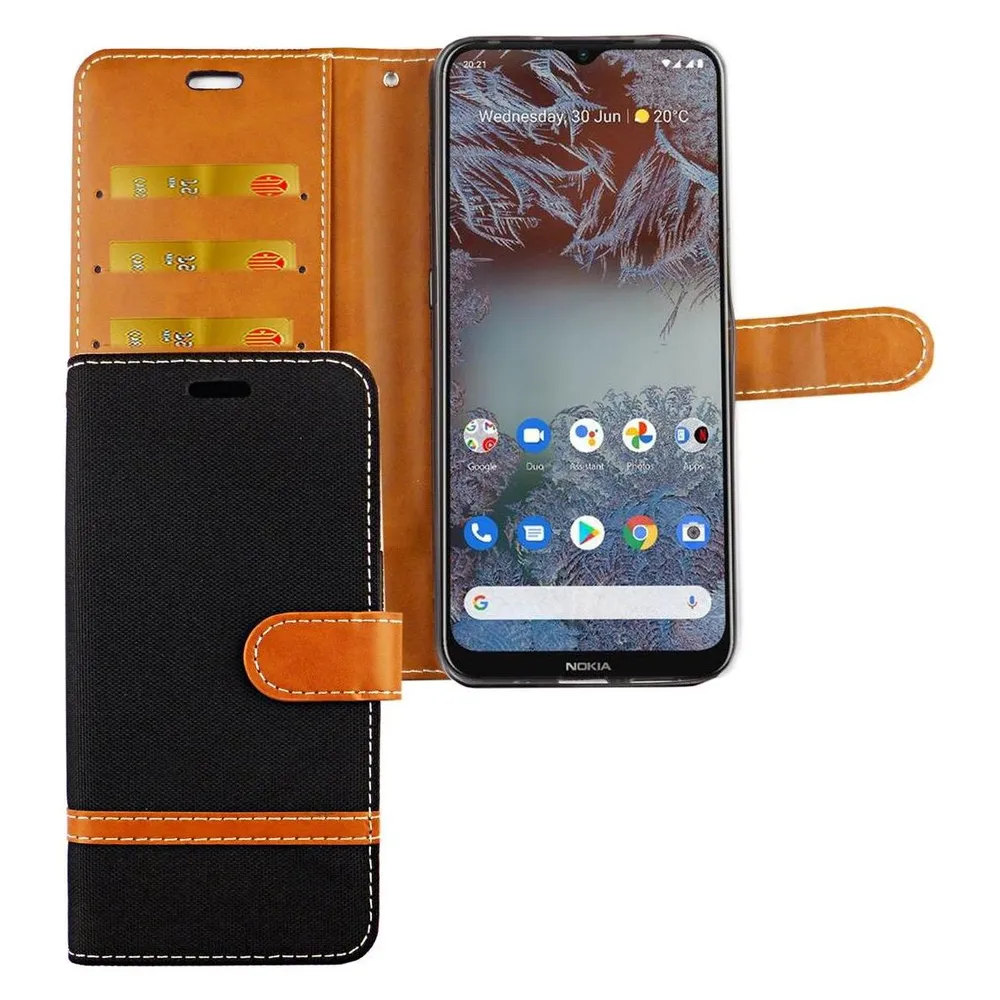 König Design Handyhülle für Nokia G10 / G20 Case Cover Schutztasche Schutzhülle Bookstyle Neu (Nokia G10)