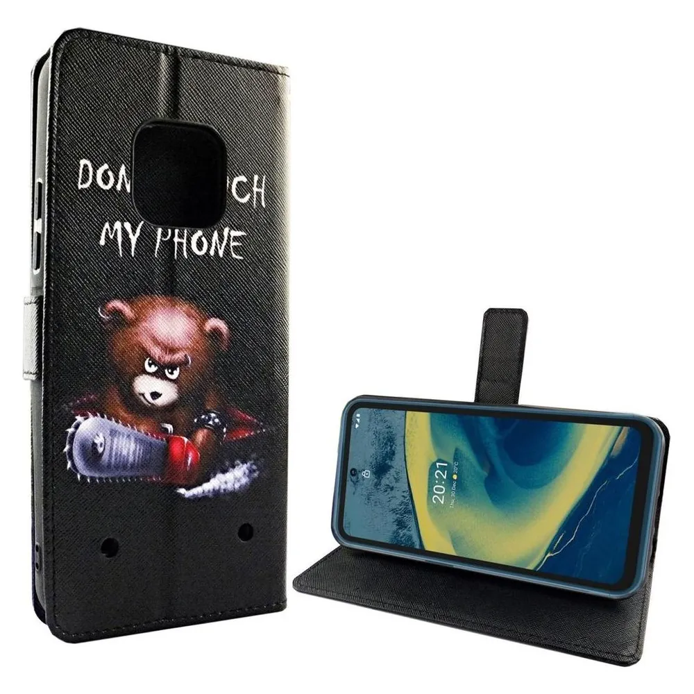 König Design Handyhülle für Nokia XR20 Case Cover Schutztasche Schutzhülle Bookstyle Tasche (Nokia XR20)