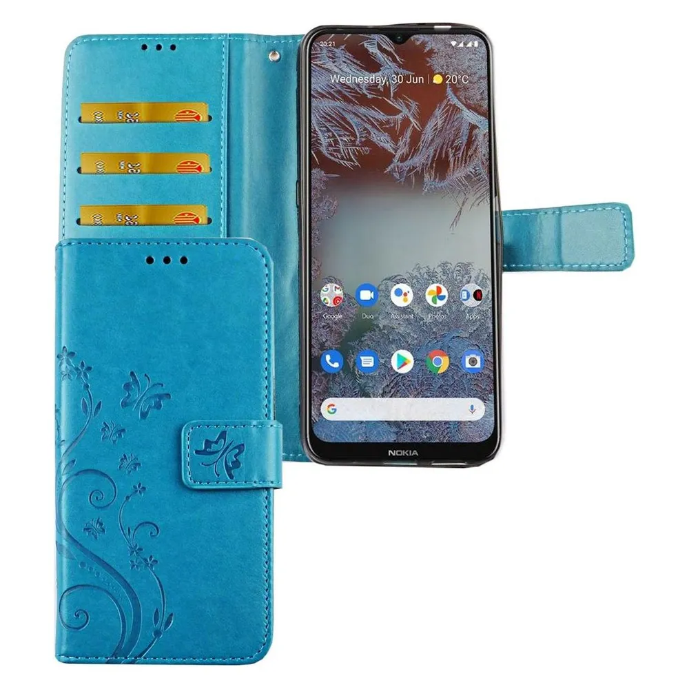 König Design Handyhülle für Nokia G10 / G20 Case Cover Schutztasche Schutzhülle Bookstyle Neu (Nokia G10)