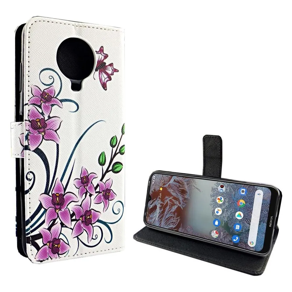 König Design Handyhülle für Nokia G10 / G20 Case Cover Schutztasche Schutzhülle Bookstyle Neu (Nokia G10)