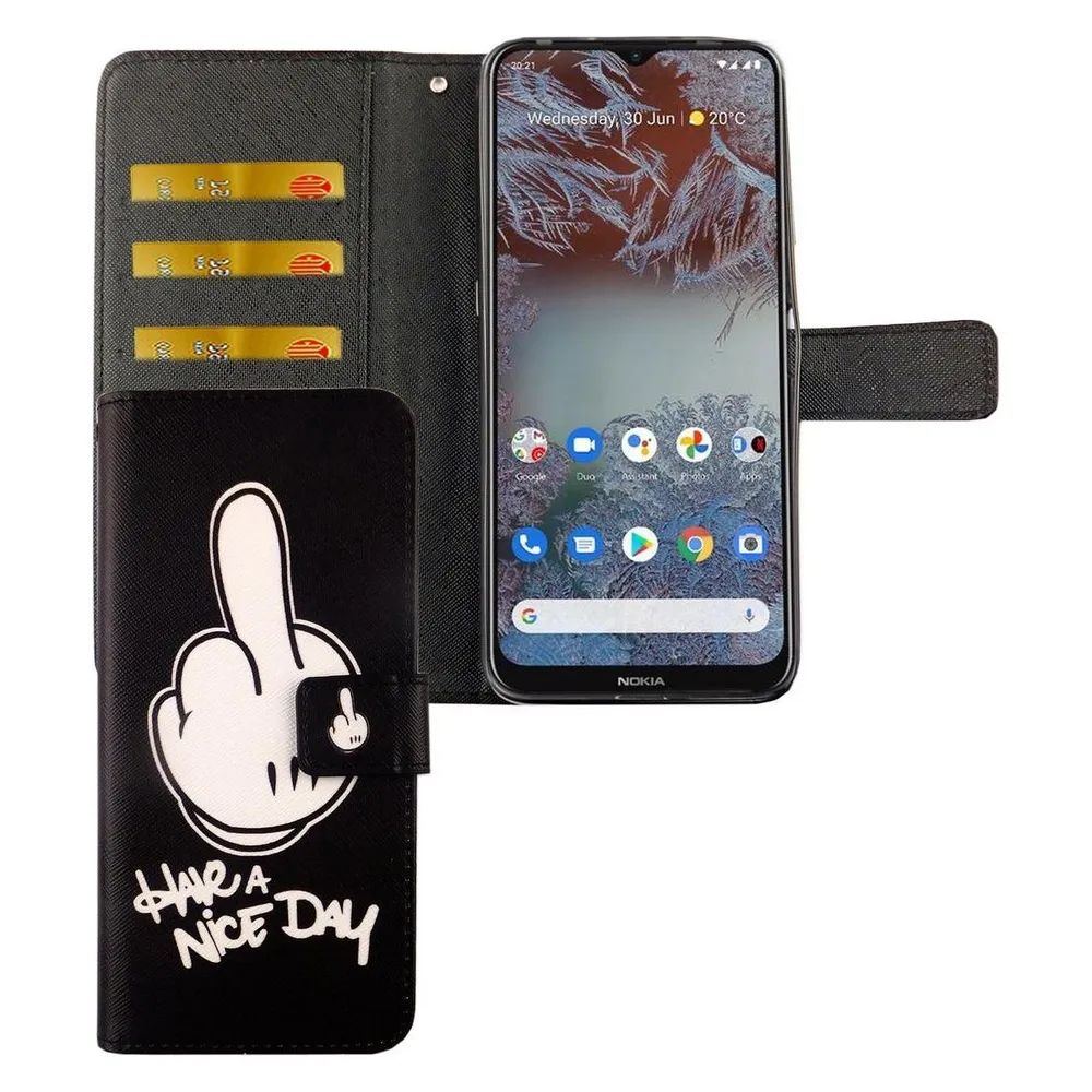 König Design Handyhülle für Nokia G10 / G20 Case Cover Schutztasche Schutzhülle Bookstyle Neu (Nokia G10, Nokia G20)