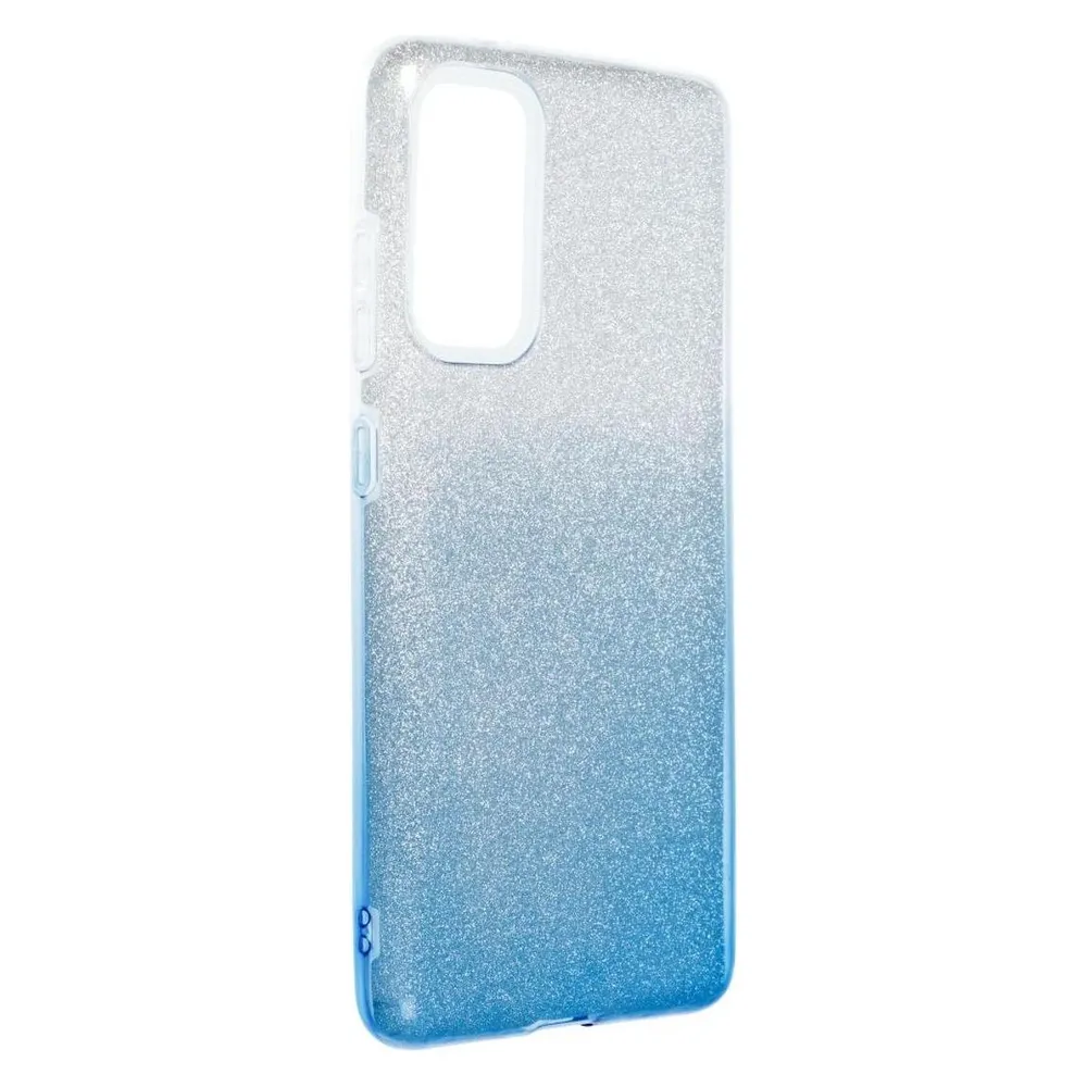 König Design Handyhülle für Samsung Galaxy S20 FE Schutzcase Cover Bumper Schale Glitzer Blau