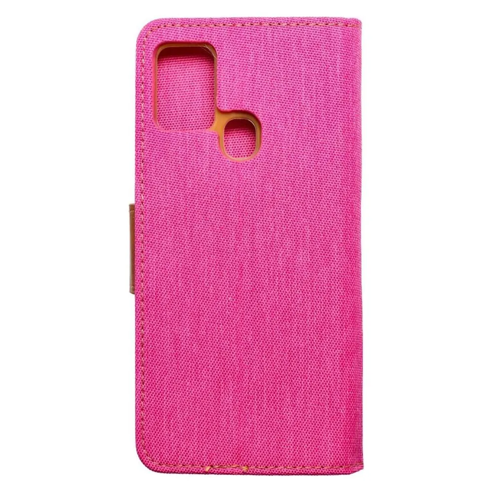 König Design Handyhülle für Samsung Galaxy A21s Schutztasche Wallet Cover 360 Case Etuis Pink