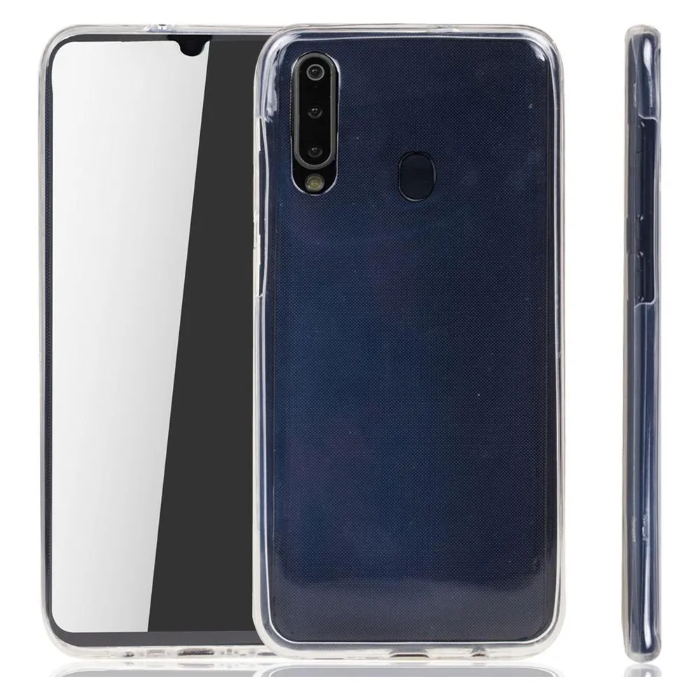 König Design Handyhülle für Samsung Galaxy M30 Schutzcase Backcover Bumper Etuis Transparent