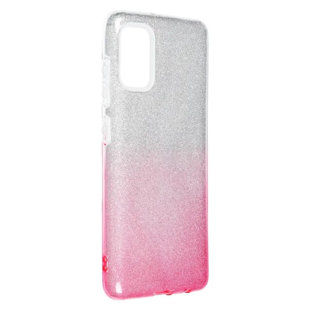 König Design Handyhülle für Samsung Galaxy A41 Schutzcase Cover Bumper Schale Glitzer Pink (Samsung Galaxy A41)