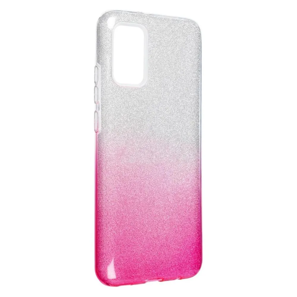 König Design Handyhülle für Samsung Galaxy A02s Schutzcase Cover Bumper Schale Glitzer Pink (Samsung Galaxy A02s)