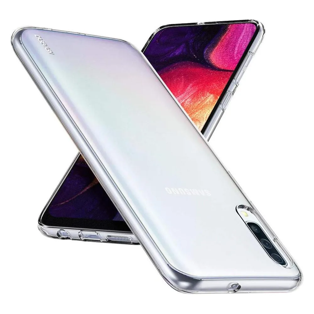 König Design Handyhülle für Samsung Galaxy A30s Schutzcase Backcover Bumper Etuis Transparent