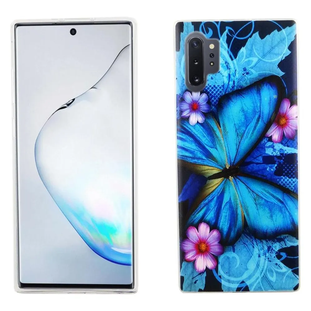 König Design Handyhülle für Samsung Galaxy Note 10 Schutzcase Backcover Bumper Etuis Blau