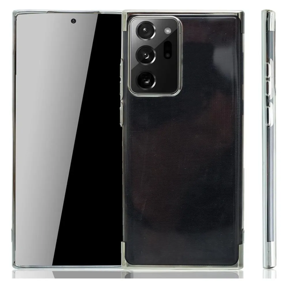 König Design Handyhülle für Samsung Galaxy Note 20 Ultra Schutzcase Backcover Bumper Silber