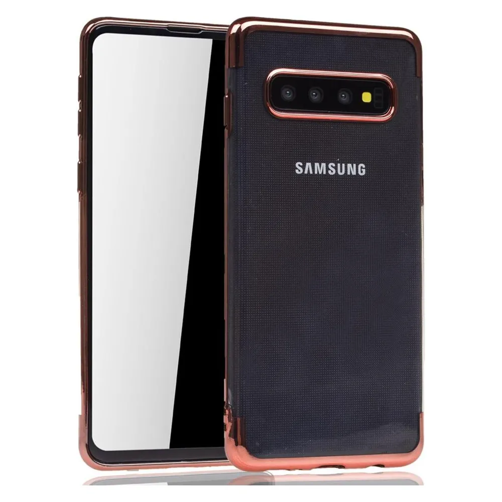König Design Handyhülle für Samsung Galaxy S10 Plus Case Cover Schutz Tasche Schutzhülle Pink