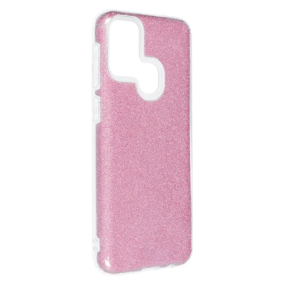König Design Handyhülle für Samsung Galaxy M31 Schutzcase Cover Bumper Schale Glitzer Pink (Samsung Galaxy M31)