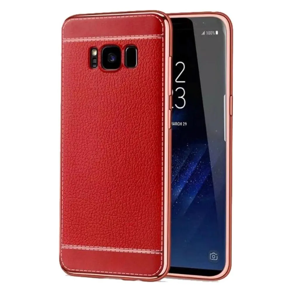 König Design Handyhülle für Samsung Galaxy A3 (2017) Schutzcase Backcover Bumper Etuis Rot (Samsung Galaxy A3 (2017))