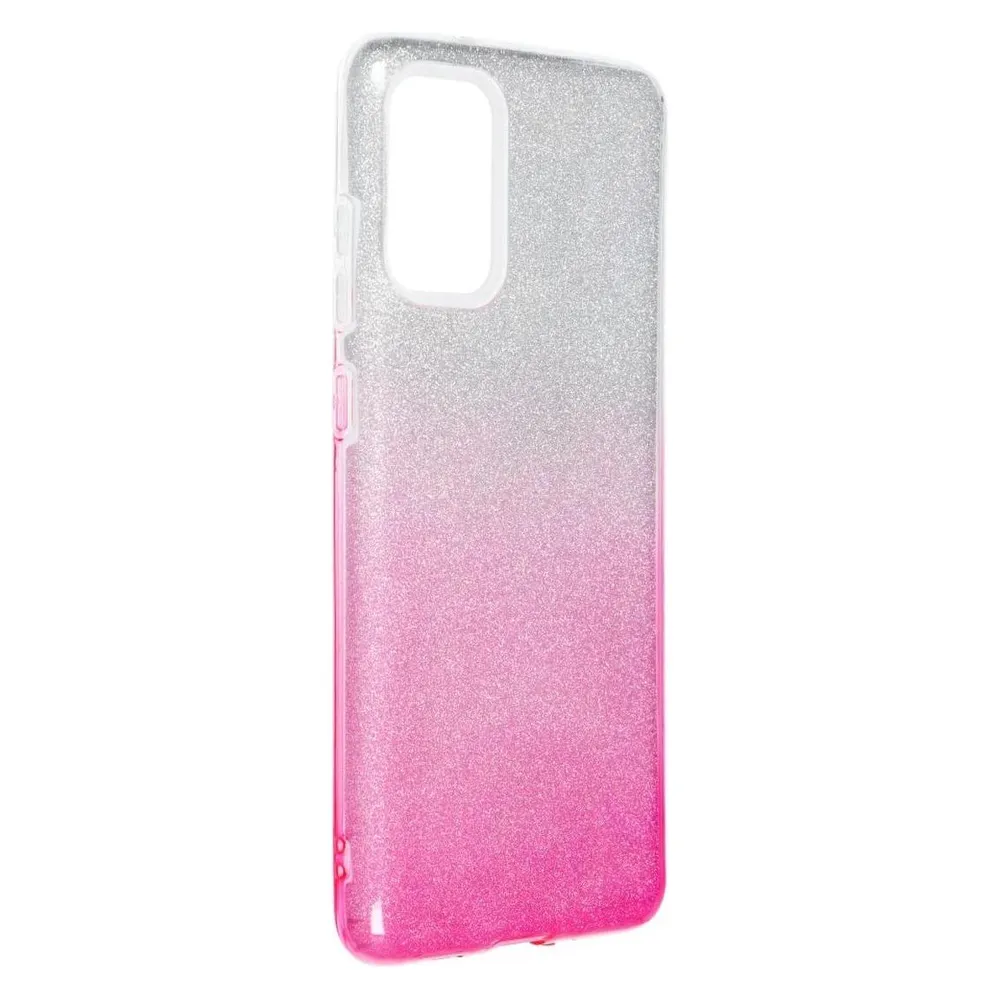 König Design Handyhülle für Samsung Galaxy S20 Plus Schutzcase Cover Bumper Etui Glitzer Pink (Samsung Galaxy S20+)