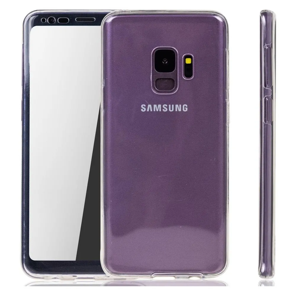 König Design Handyhülle für Samsung Galaxy S9 Schutzcase Backcover Bumper Etuis Transparent (Samsung Galaxy S9)