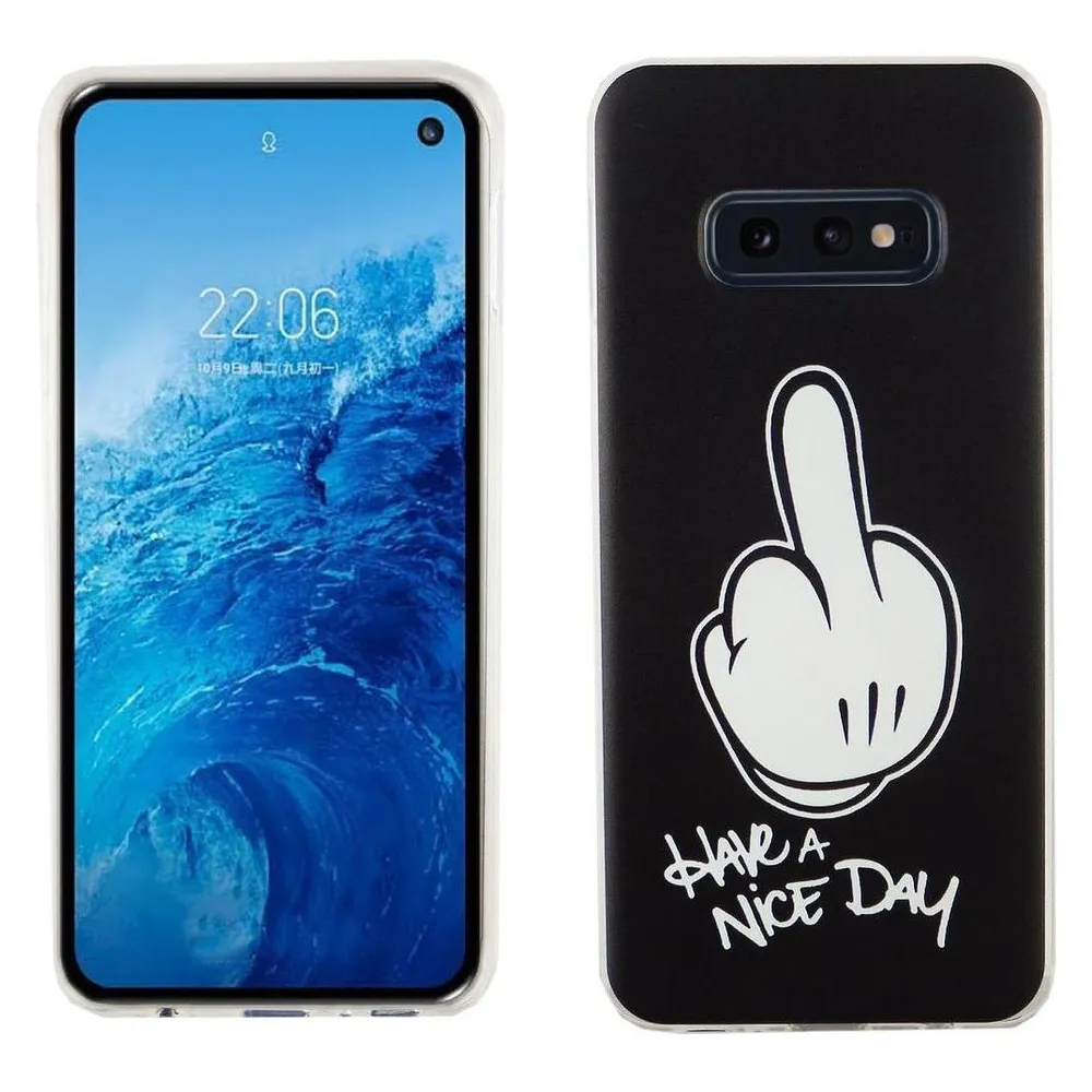 König Design Handyhülle für Samsung Galaxy S10e Schutzcase Backcover Bumper Etuis Schwarz (Samsung Galaxy S10e)
