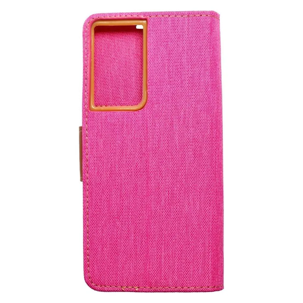 König Design Handyhülle für Samsung Galaxy S21 Ultra Schutztasche Wallet Cover 360 Case Pink