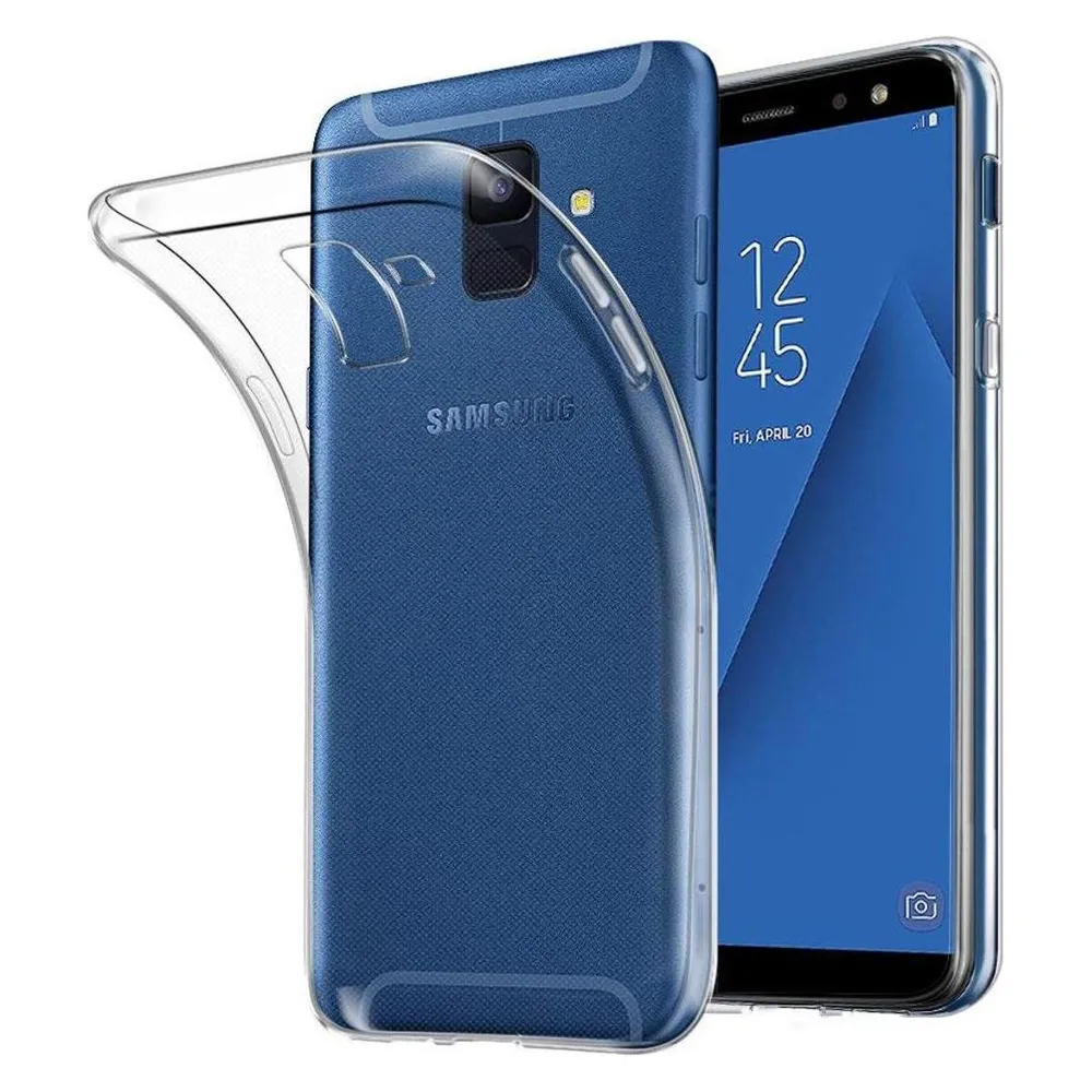 König Design Handyhülle für Samsung Galaxy A6 (2018) Schutzcase Backcover Bumper Transparent (Samsung Galaxy A6 (2018))