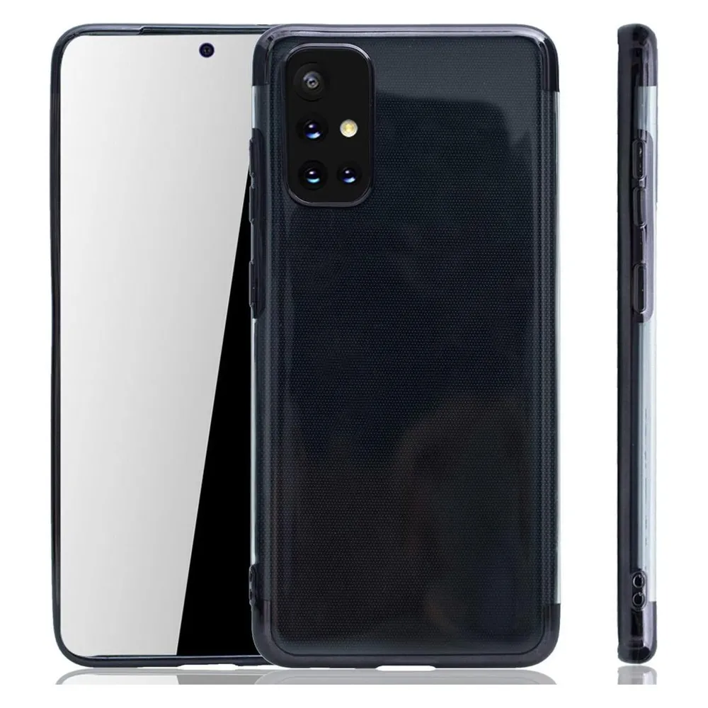 König Design Handyhülle für Samsung Galaxy A71 Schutzcase Backcover Bumper Etuis Case Schwarz (Samsung Galaxy A71)