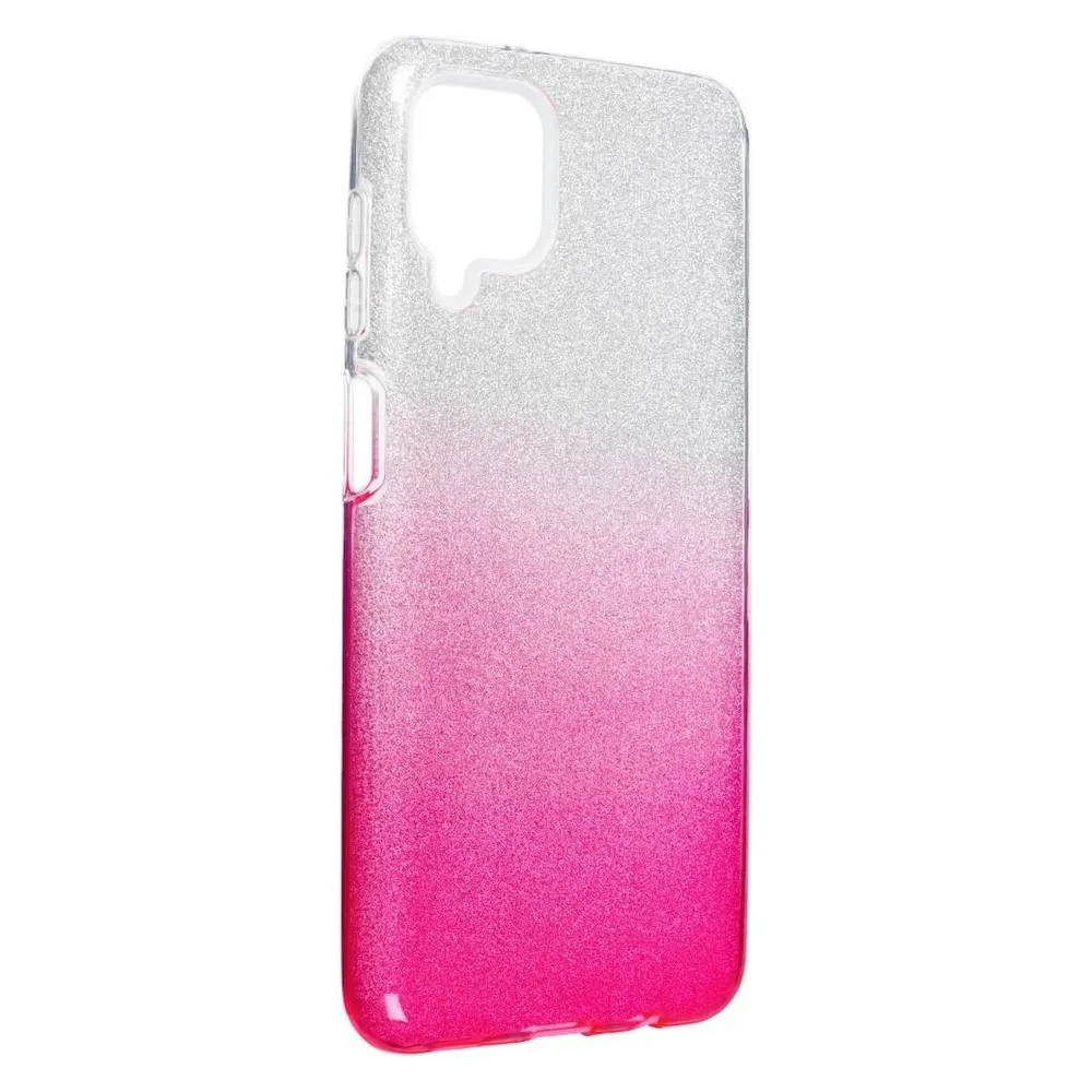 König Design Handyhülle für Samsung Galaxy A12 Schutzcase Cover Bumper Schale Glitzer Pink (Samsung Galaxy A12)