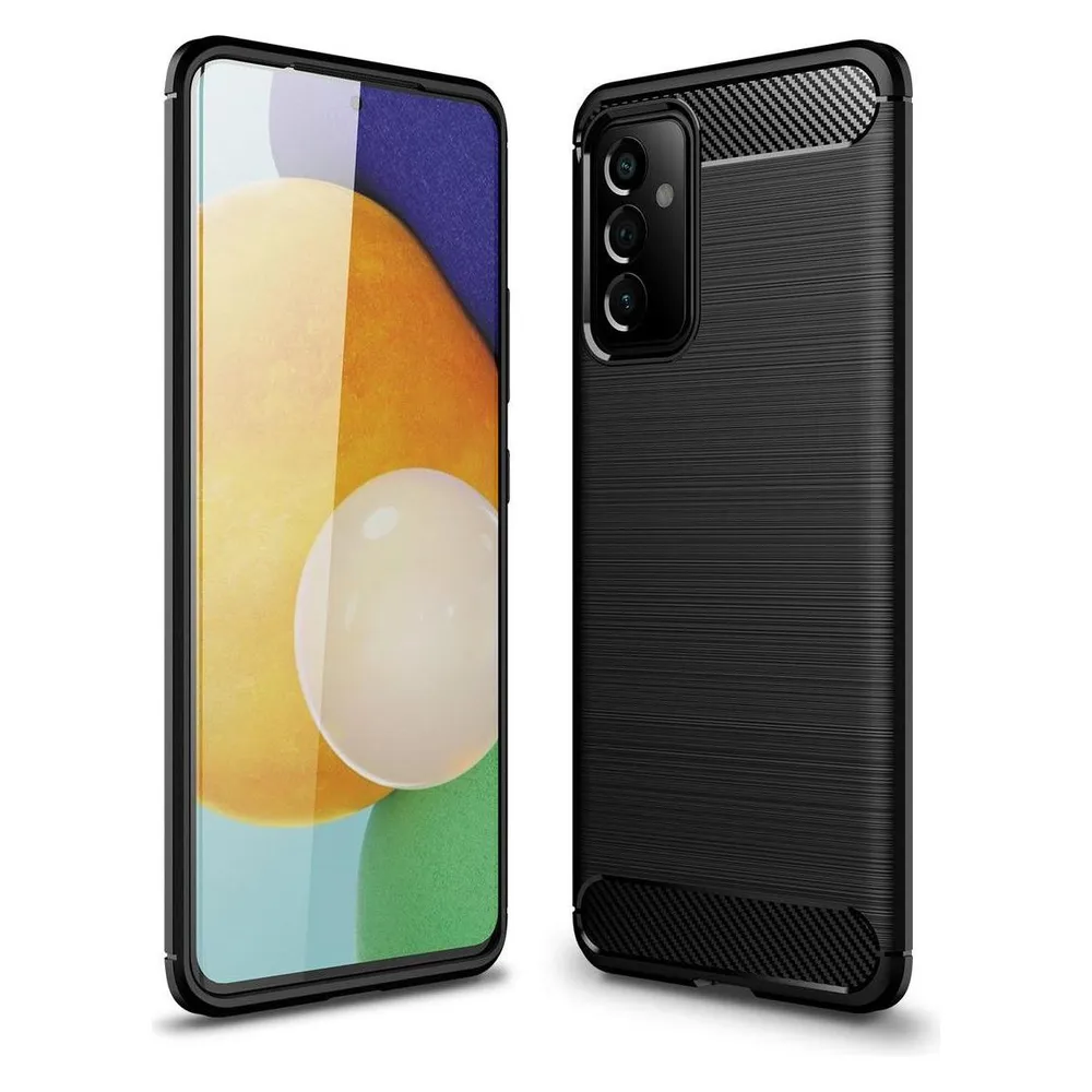 König Design Handyhülle für Samsung Galaxy A82 5G Schutzcase Backcover Bumper Etuis Schwarz