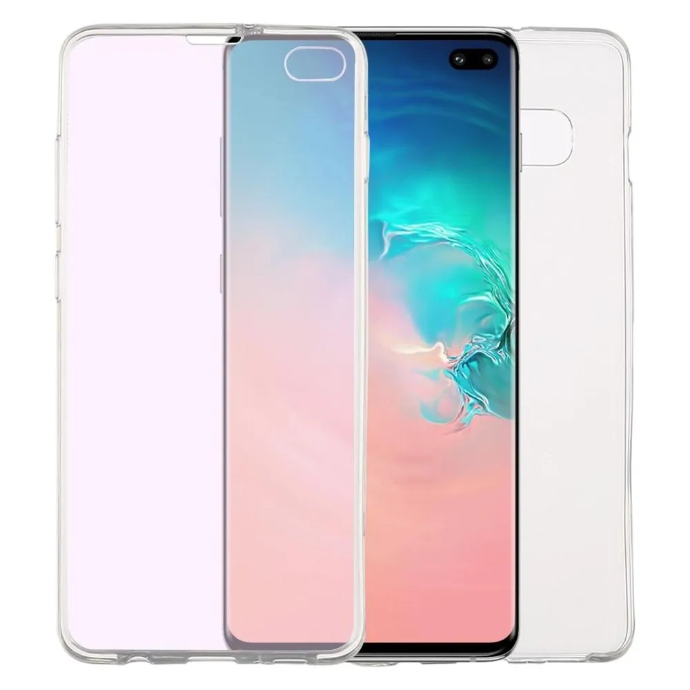 König Design Handyhülle für Samsung Galaxy S10 Plus Schutzcase Backcover Bumper Transparent (Samsung Galaxy S10+)