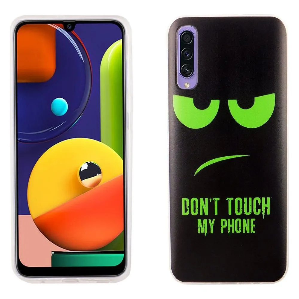 König Design Handyhülle für Samsung Galaxy A30s Schutzcase Backcover Bumper Etuis Rahmen Grün