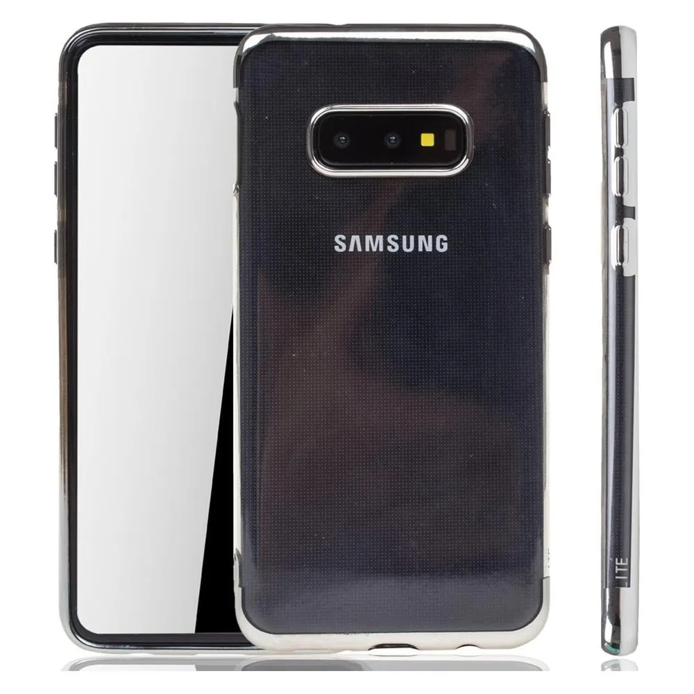 König Design Handyhülle für Samsung Galaxy S10e Schutzcase Backcover Bumper Etuis Case Silber (Samsung Galaxy S10e)