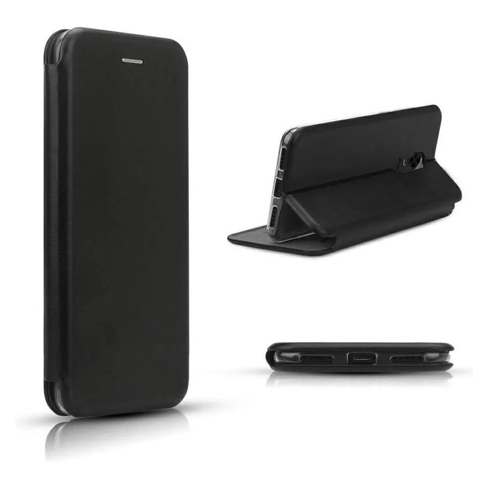 König Design Handyhülle für Samsung Galaxy A51 5G Schutztasche Wallet Cover 360 Case Schwarz (Samsung Galaxy A51 5G)