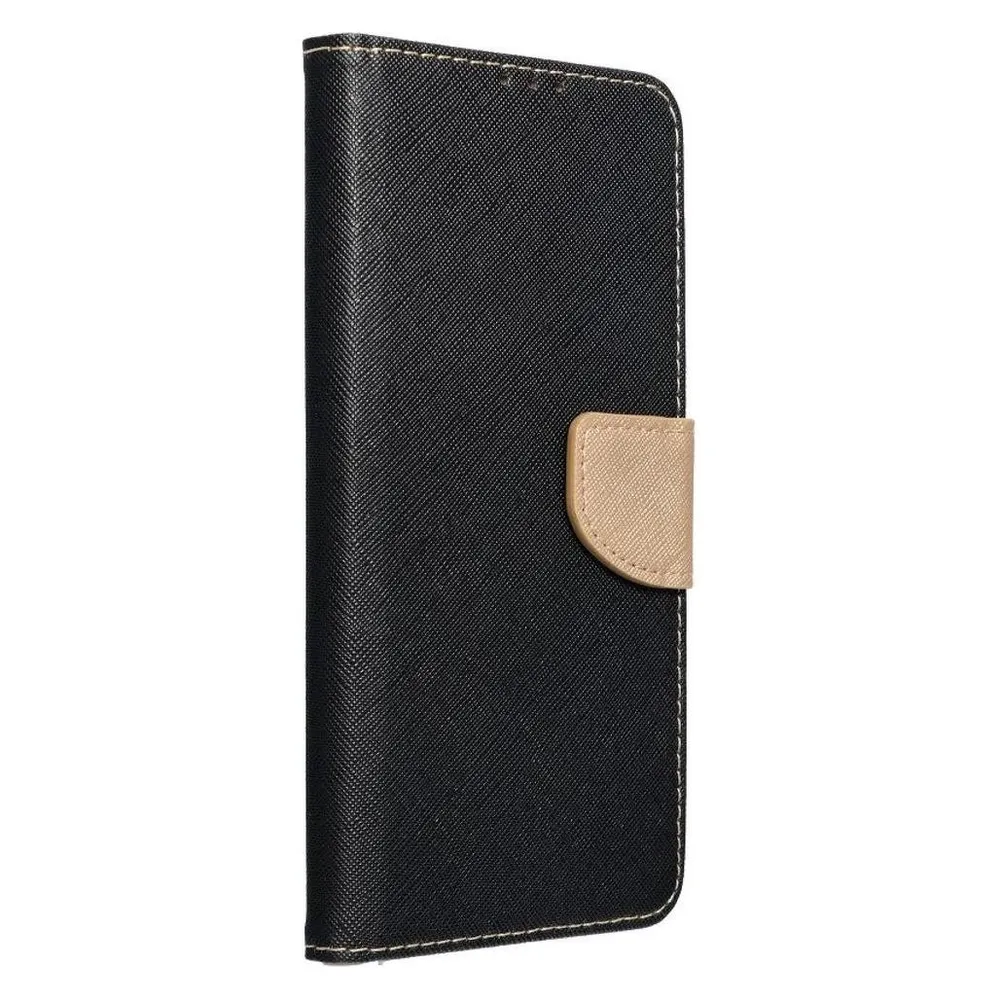 König Design Handyhülle für Samsung Galaxy A72 Schutztasche Wallet Cover Case Etuis Schwarz