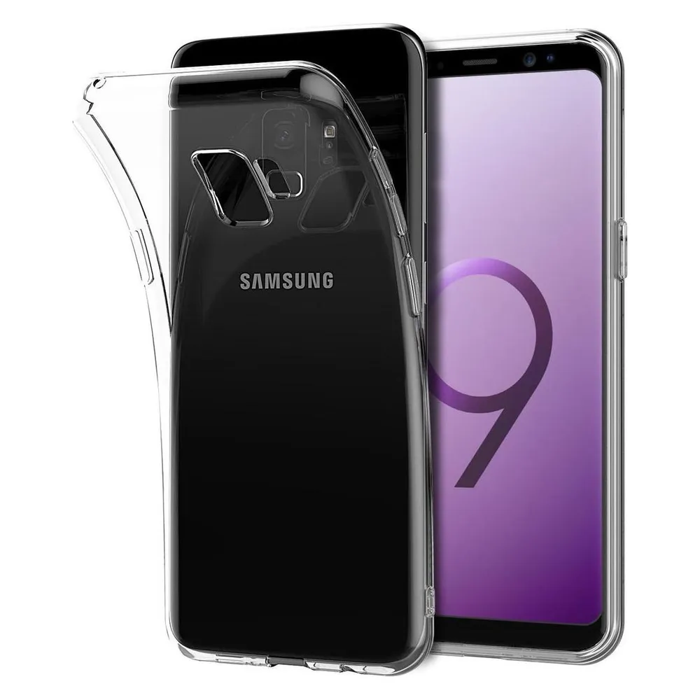 König Design Handyhülle für Samsung Galaxy S9 Schutzcase Backcover Bumper Etuis Transparent (Samsung Galaxy S9)