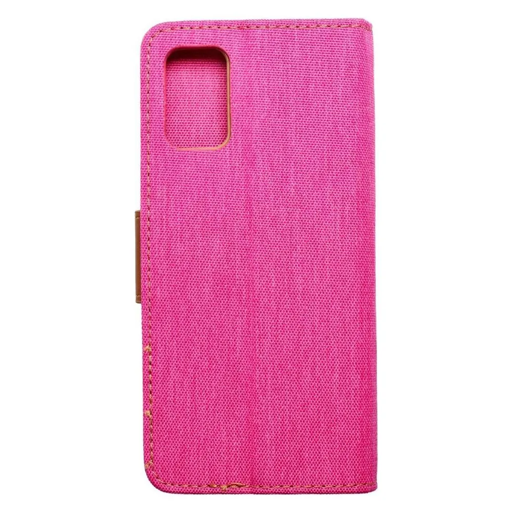 König Design Handyhülle für Samsung Galaxy A02s Schutztasche Wallet Cover 360 Case Etuis Pink