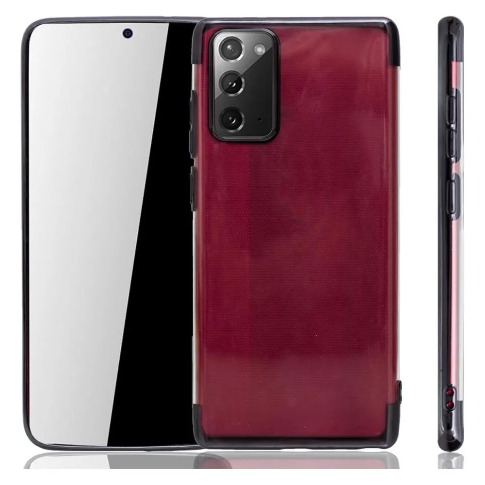 König Design Handyhülle für Samsung Galaxy Note 20 Schutzcase Backcover Bumper Etuis Schwarz