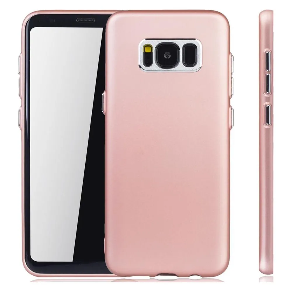 König Design Handyhülle für Samsung Galaxy S8 Schutzcase Backcover Bumper Etuis Rahmen Pink (Samsung Galaxy S8)