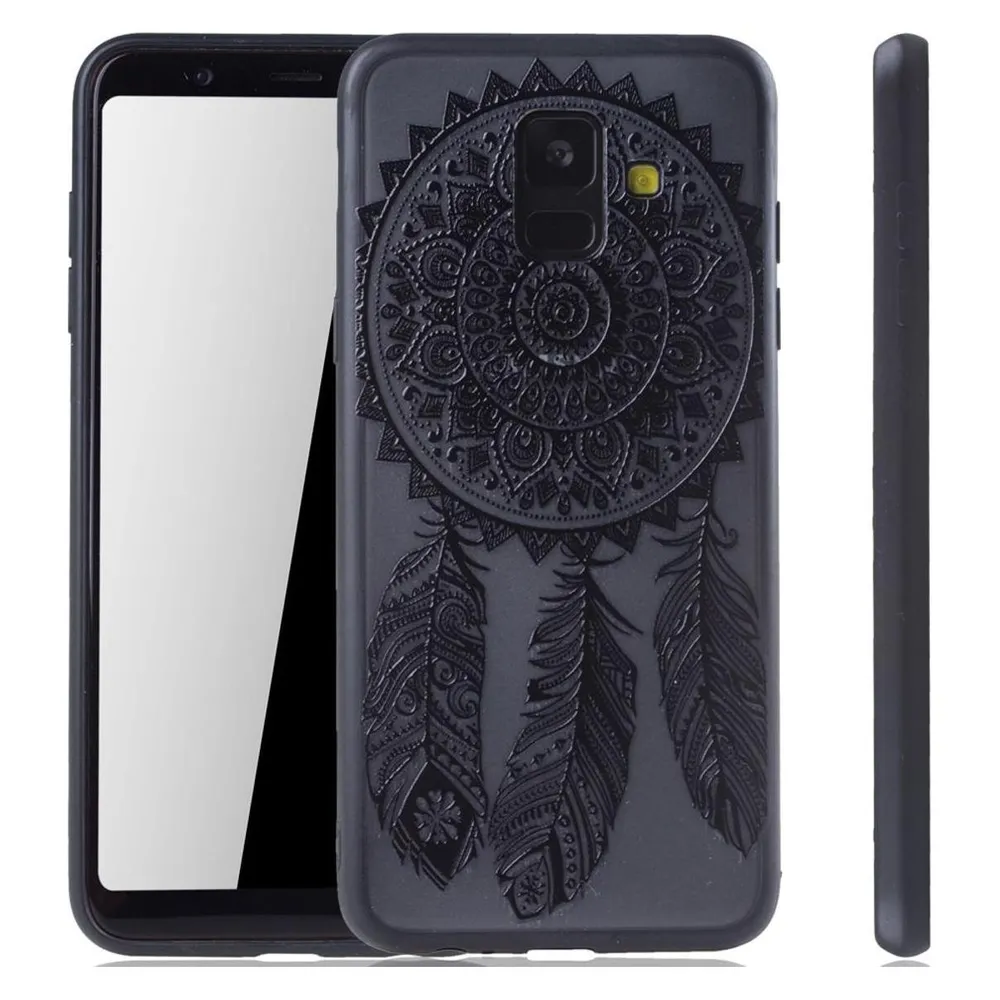 König Design Handyhülle für Samsung Galaxy A6 (2018) Schutzcase Backcover Bumper Etui Schwarz (Samsung Galaxy A6 (2018))