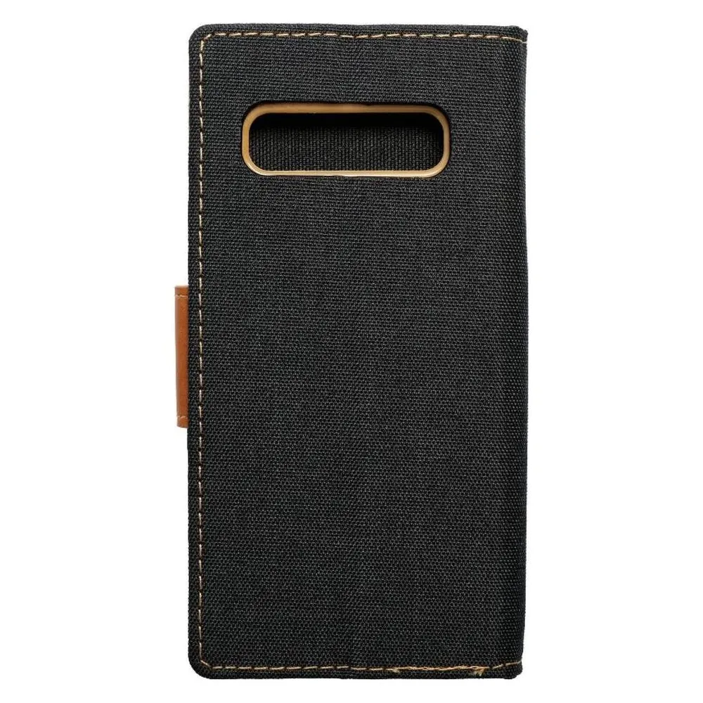 König Design Handyhülle für Samsung Galaxy S10 Schutztasche Wallet Cover 360 Case Schwarz Neu