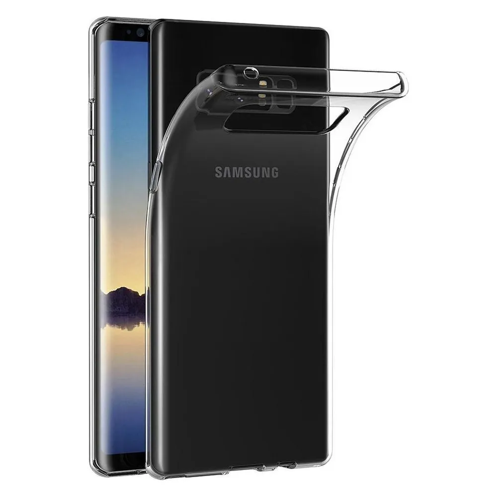 König Design Handyhülle für Samsung Galaxy Note 8 Schutzcase Backcover Bumper Transparent (Samsung Galaxy Note 8)