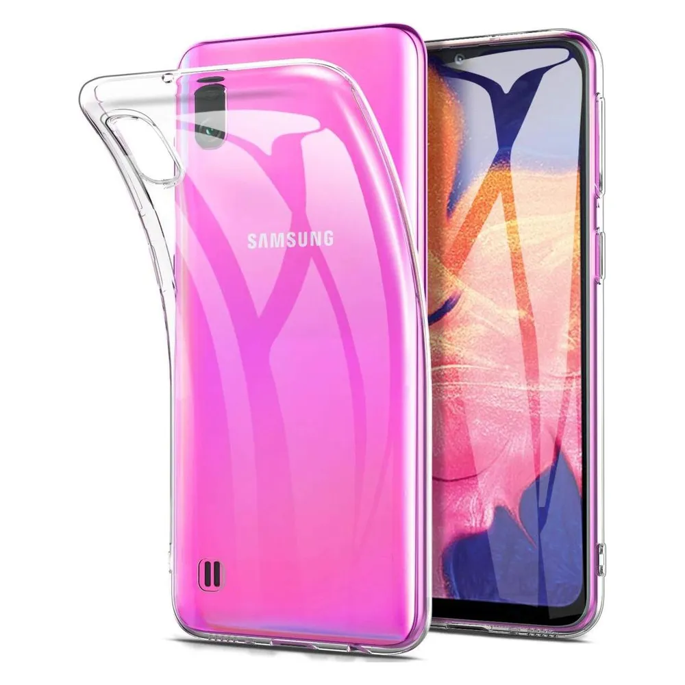 König Design Handyhülle für Samsung Galaxy A10s Schutzcase Backcover Bumper Etuis Transparent