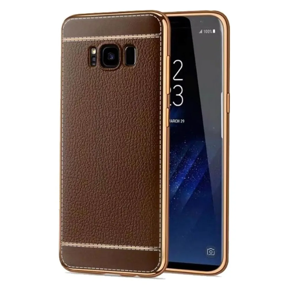 König Design Handyhülle für Samsung Galaxy A3 (2016) Schutzcase Backcover Bumper Etuis Braun (Samsung Galaxy A3 (2016))