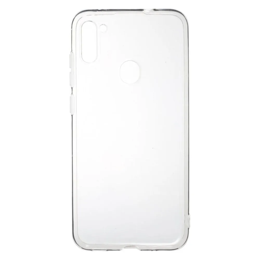 König Design Handyhülle für Samsung Galaxy A11 Schutzcase Backcover Bumper Etuis Transparent