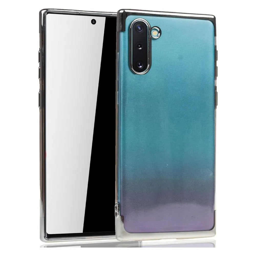 König Design Handyhülle für Samsung Galaxy Note 10 Case Cover Schutztasche Schutzhülle Silber