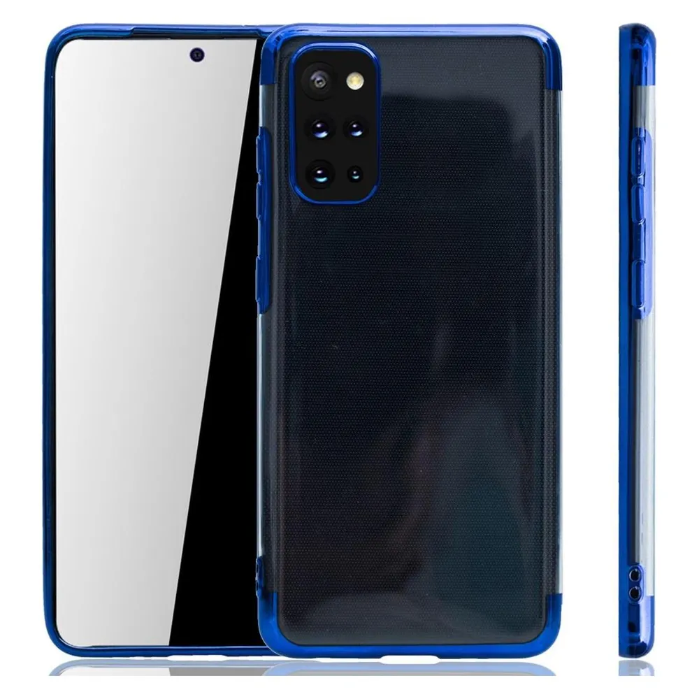 König Design Handyhülle für Samsung Galaxy S20 Plus Schutzcase Backcover Bumper Etuis Blau