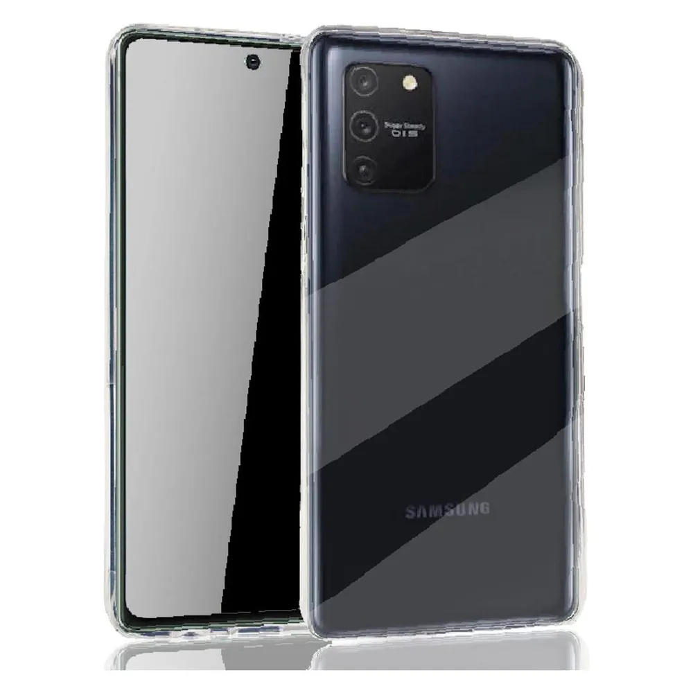 König Design Handyhülle für Samsung Galaxy S10 Lite Schutzcase Backcover Bumper Transparent