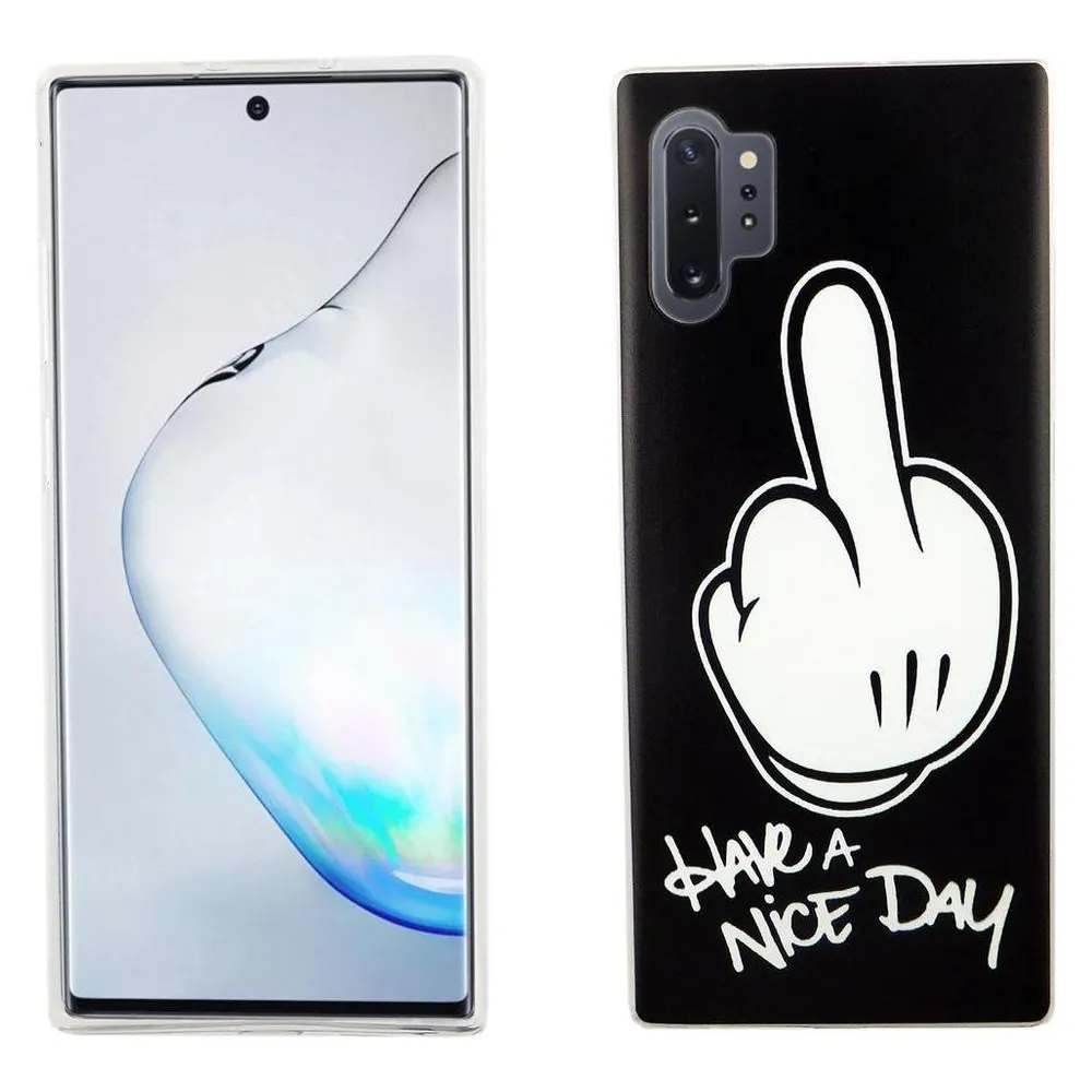 König Design Handyhülle für Samsung Galaxy Note 10 Cover Schutz Tasche Schutzhülle Schwarz (Samsung Galaxy Note 10)