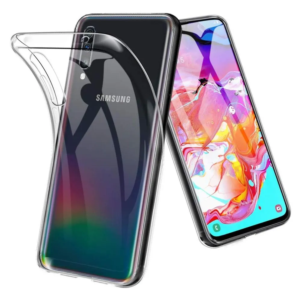 König Design Handyhülle für Samsung Galaxy A80 durchsichtig Case Schutzcase Cover Transparent