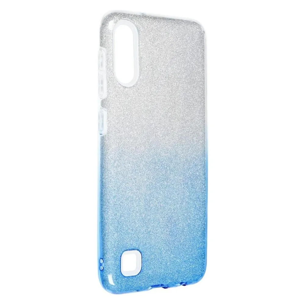 König Design Handyhülle für Samsung Galaxy A10 Schutzcase Cover Bumper Schale Glitzer Blau