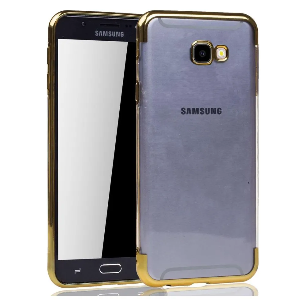 König Design Handyhülle für Samsung Galaxy J4 Plus Case Cover Schutz Tasche Schutzhülle Gold