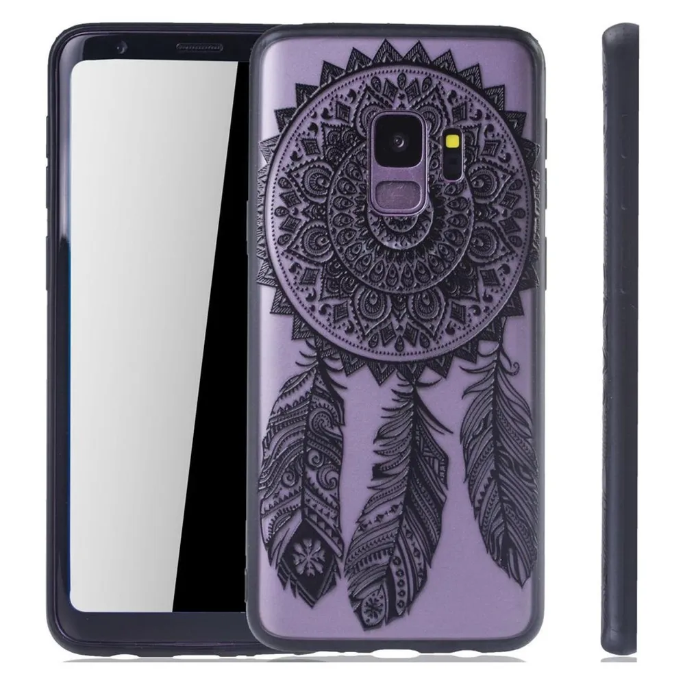 König Design Handyhülle für Samsung Galaxy S9 Schutzcase Backcover Bumper Etuis Case Schwarz (Samsung Galaxy S9)