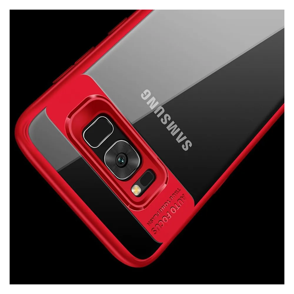 König Design Handyhülle für Samsung Galaxy J3 (2017) Schutzcase Backcover Bumper Etuis Rot (Samsung Galaxy J3 (2017))