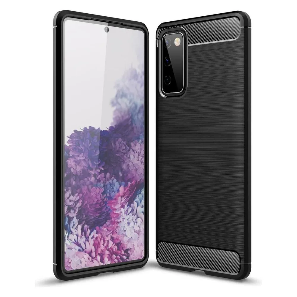 König Design Handyhülle für Samsung Galaxy S20 FE Case Cover Schutztasche Schutzhülle Schwarz